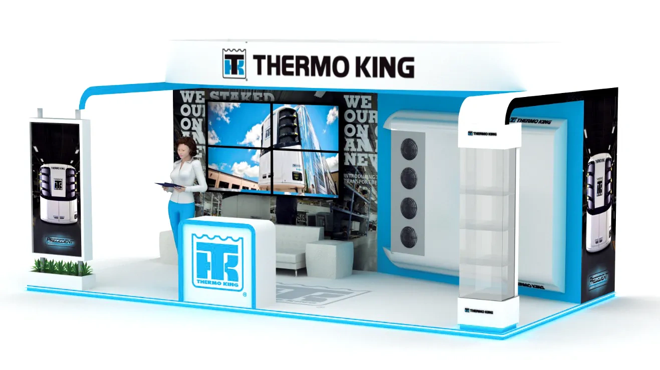 Perspectiva Angular 3D — PABELLÓN THERMO KING