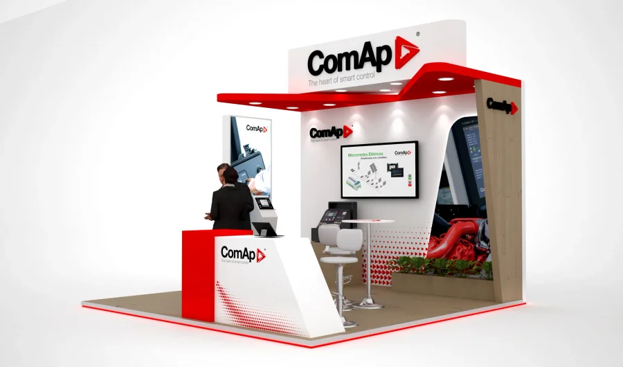 Render Conceptual: Showroom Internacional Comap Fluidics