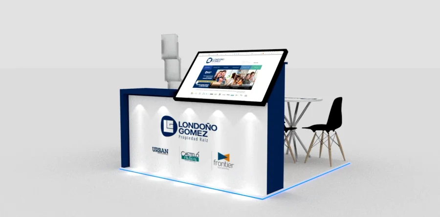 Render Conceptual: Lounge Inmobiliario Londoño Gómez